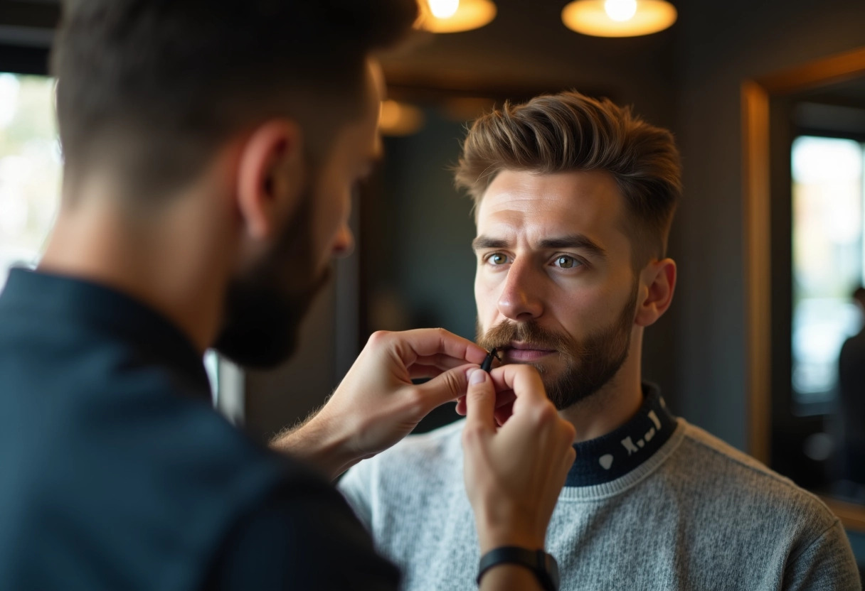 moustache barbier